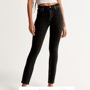 A & F high rise super skinny jeans, size 8/29